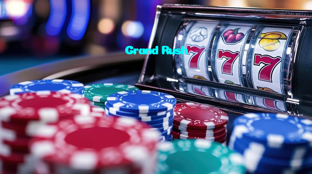 Grand Rush casino presented on mobile device in Pakistan with slots and live games